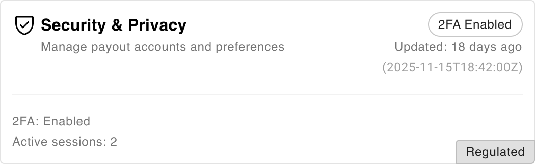 Security & Privacy controls